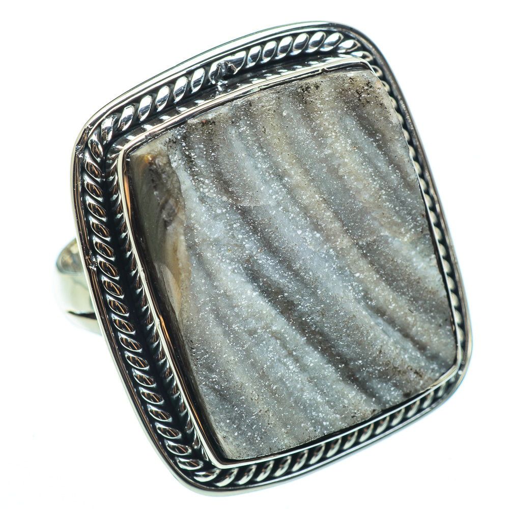Desert Druzy Rings handcrafted by Anasilvercos - RING33390