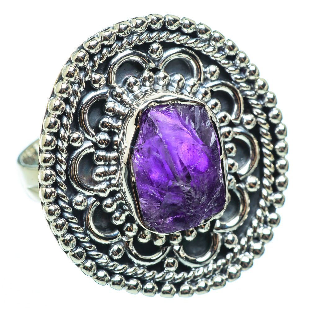 Amethyst Rings handcrafted by Anasilvercos - RING33414 - Photo 2