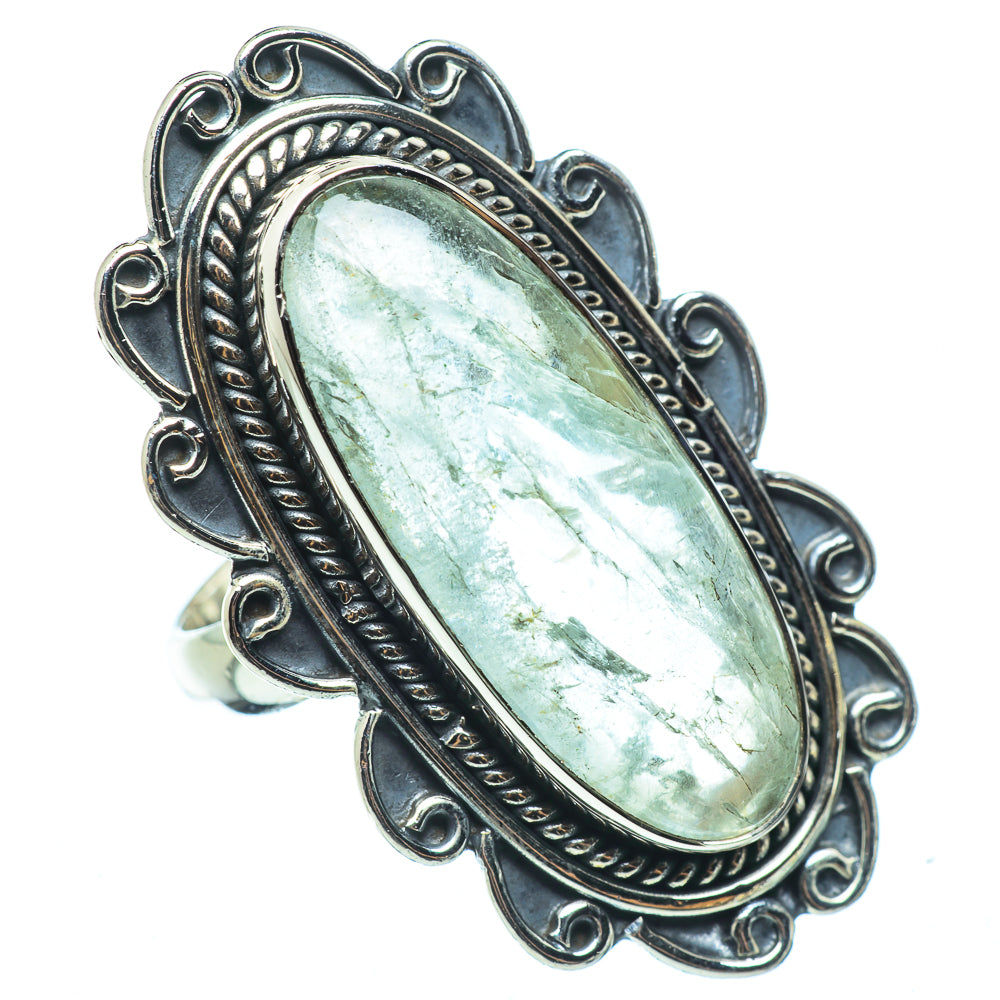 Rainbow Moonstone Rings handcrafted by Anasilvercos - RING33463