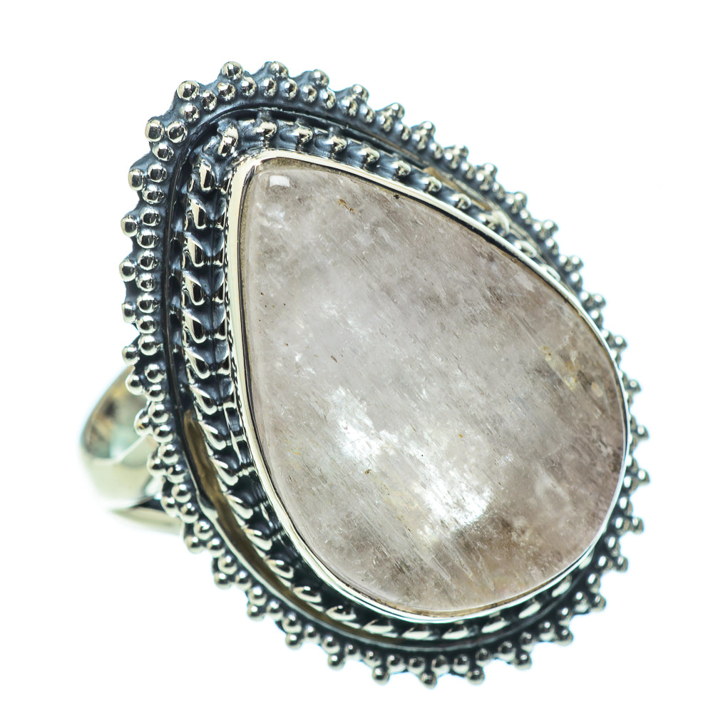 Rainbow Moonstone Rings handcrafted by Anasilvercos - RING33636
