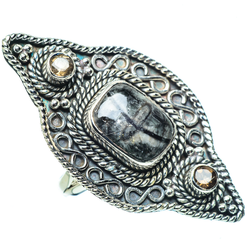 Pinolith Jasper Rings handcrafted by Anasilvercos - RING33641
