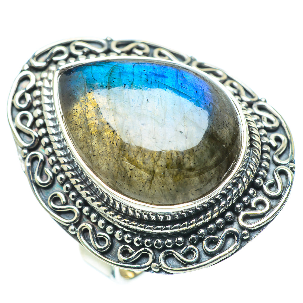 Labradorite Rings handcrafted by Anasilvercos - RING33694