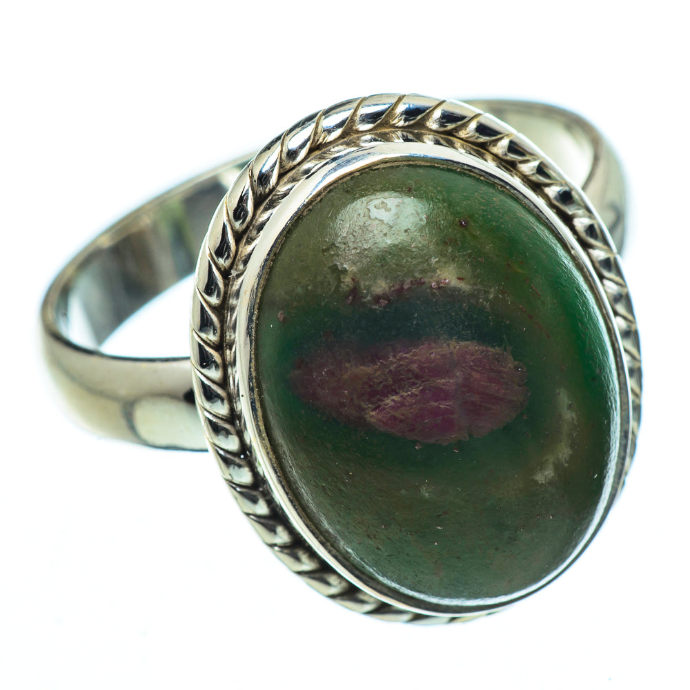 Ruby Zoisite Rings handcrafted by Anasilvercos - RING33720