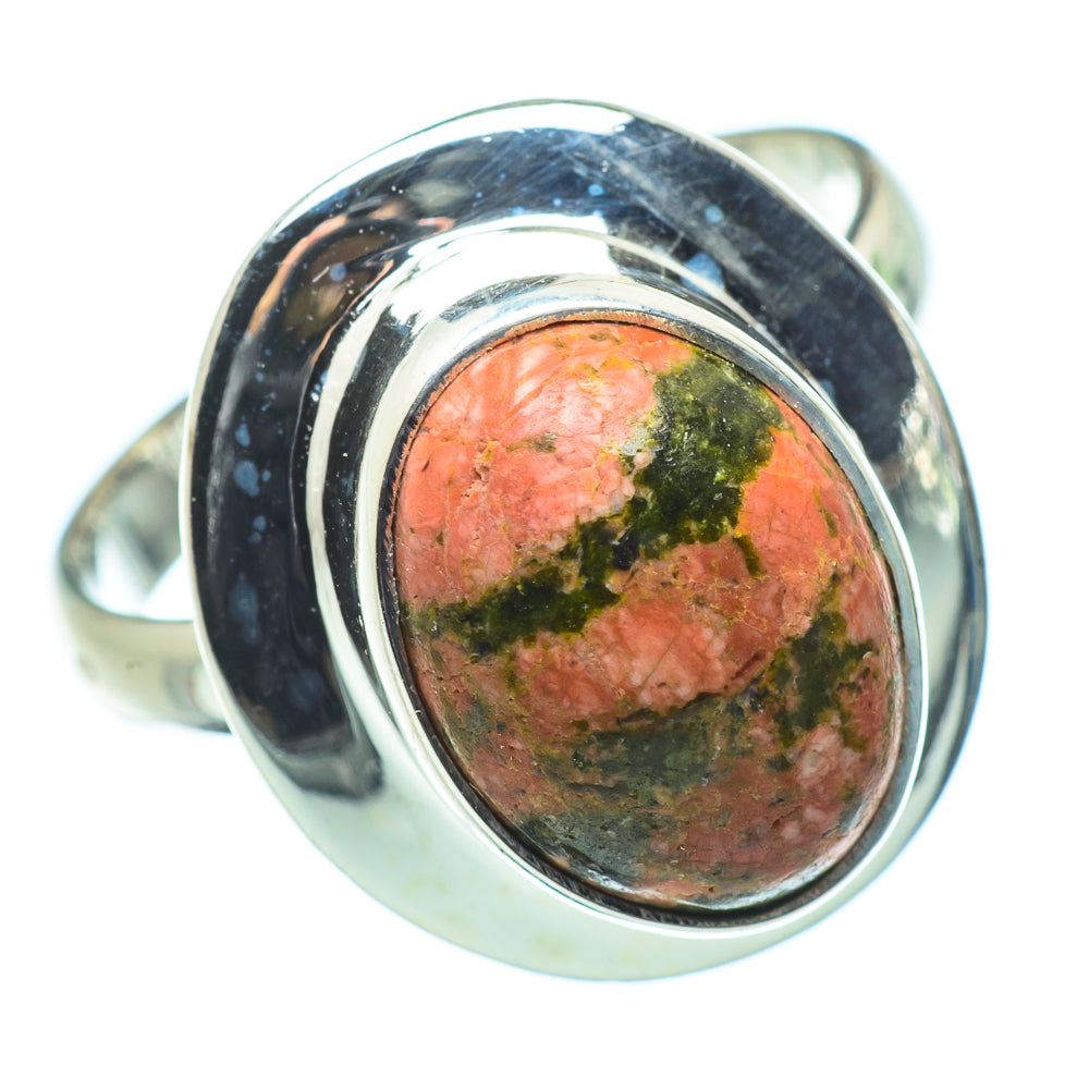 Unakite Rings handcrafted by Anasilvercos - RING33806