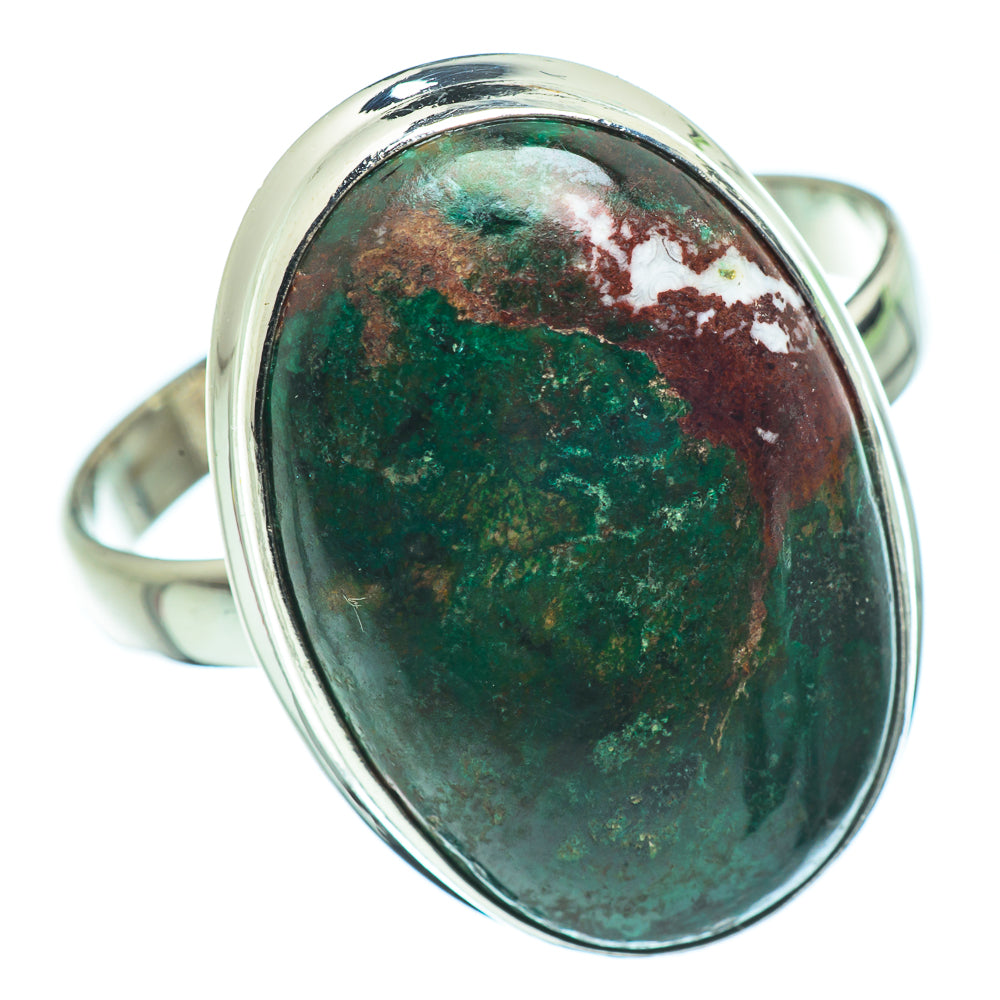 Chrysocolla Rings handcrafted by Anasilvercos - RING33973