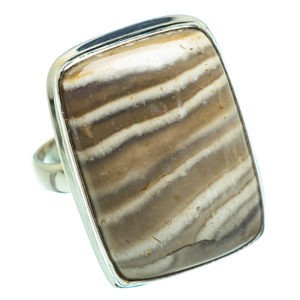 Peanut Wood Jasper Rings handcrafted by Anasilvercos - RING34021