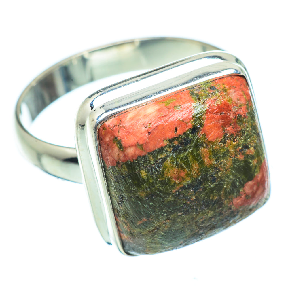 Unakite Rings handcrafted by Anasilvercos - RING34359