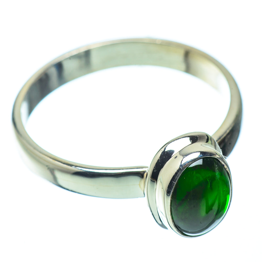 Chrome Diopside Rings handcrafted by Anasilvercos - RING34520