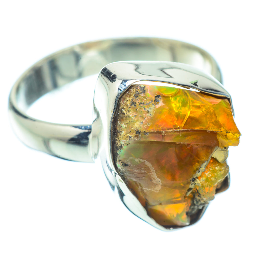 Ethiopian Opal Rings handcrafted by Anasilvercos - RING34746