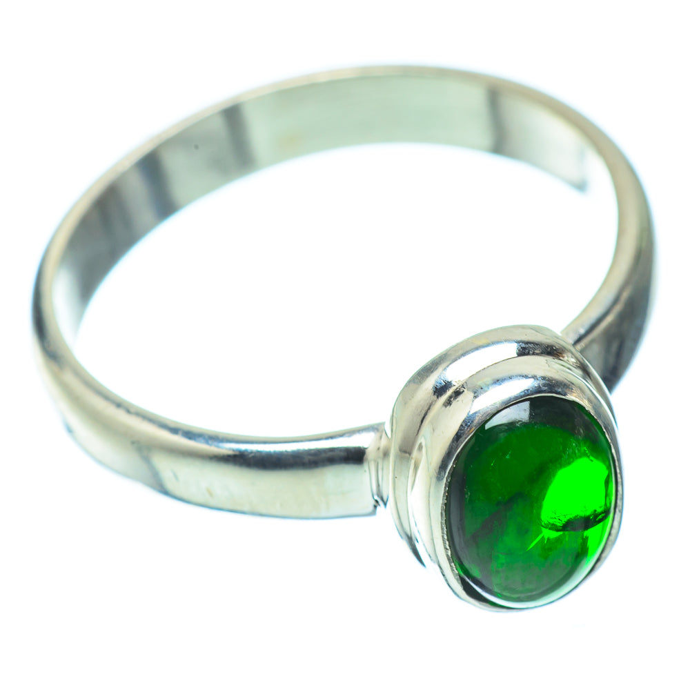 Chrome Diopside Rings handcrafted by Anasilvercos - RING34851