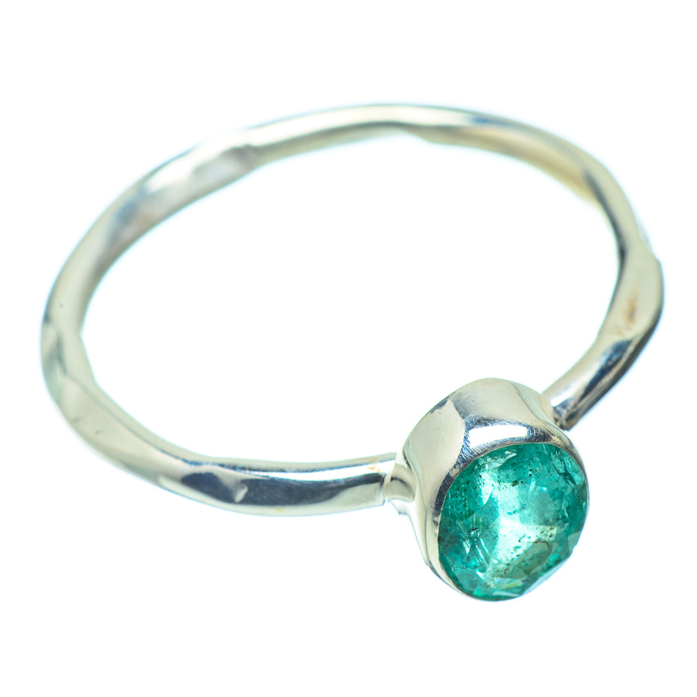 Zambian Emerald Rings handcrafted by Anasilvercos - RING34919