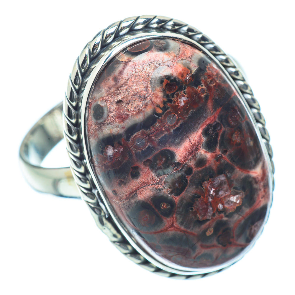 Poppy Jasper Rings handcrafted by Anasilvercos - RING34958