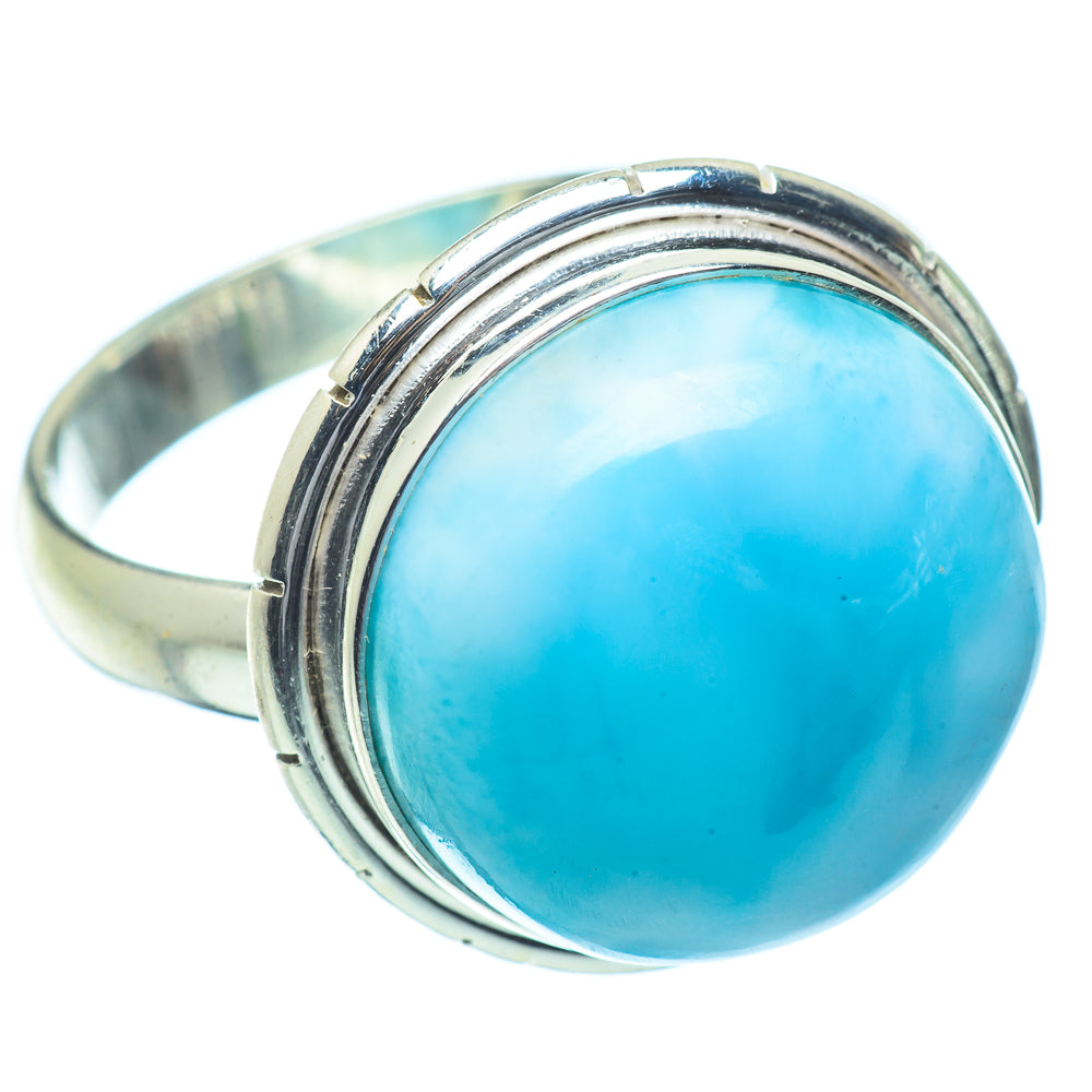 Larimar Rings handcrafted by Anasilvercos - RING35024