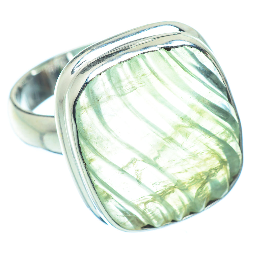 Prehnite Rings handcrafted by Anasilvercos - RING35031