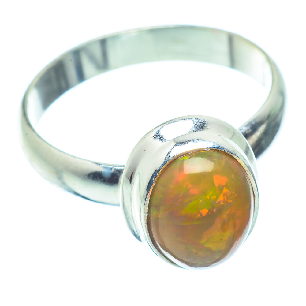 Ethiopian Opal Rings handcrafted by Anasilvercos - RING35136