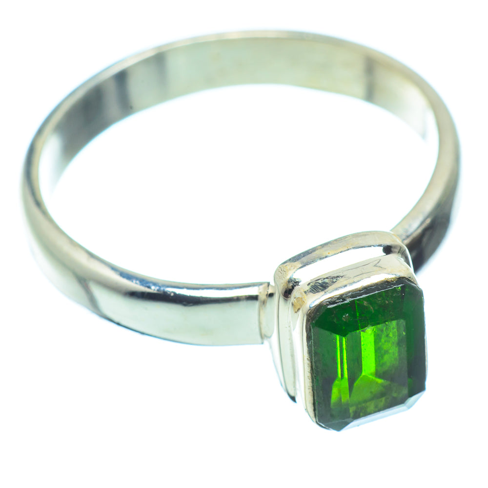 Chrome Diopside Rings handcrafted by Anasilvercos - RING35146
