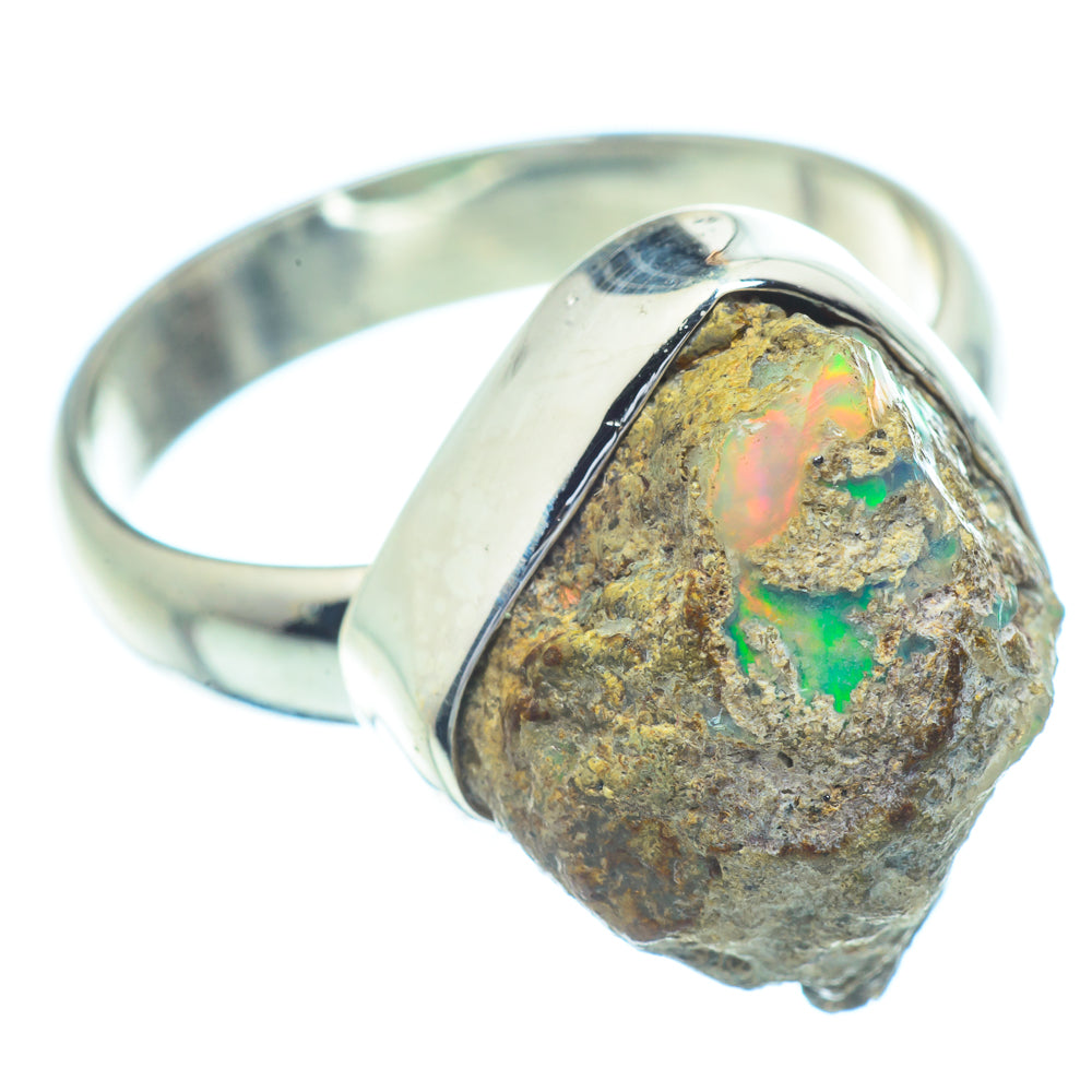 Ethiopian Opal Rings handcrafted by Anasilvercos - RING35199