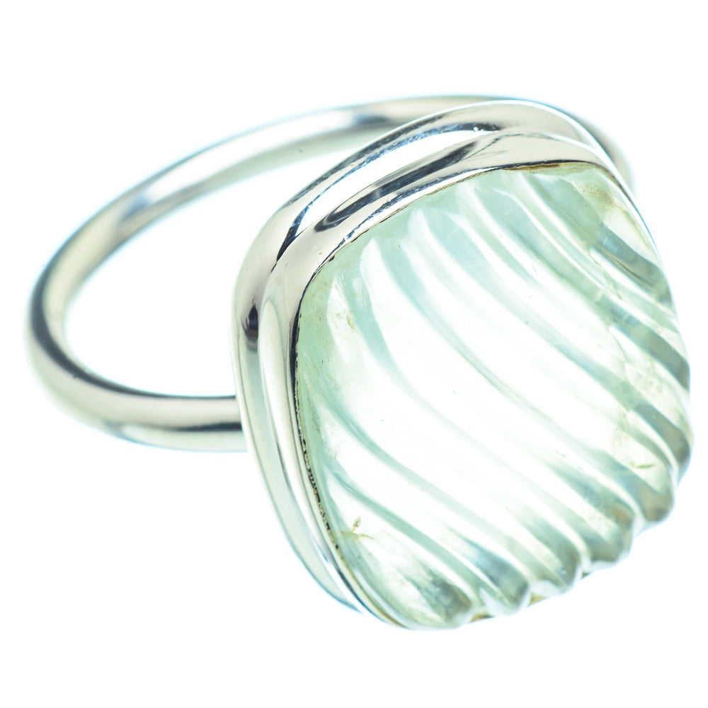 Prehnite Rings handcrafted by Anasilvercos - RING35213