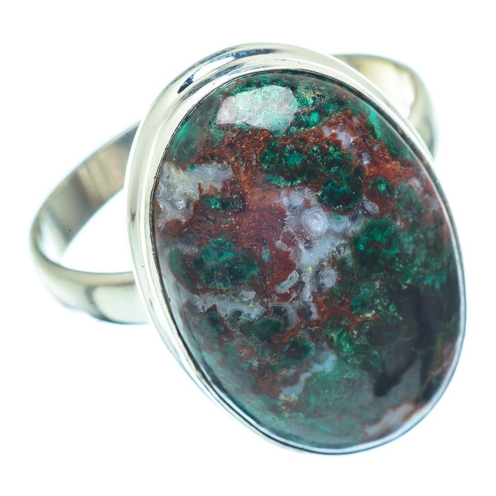 Chrysocolla Rings handcrafted by Anasilvercos - RING35215
