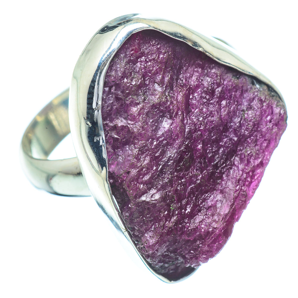 Ruby Fuchsite Rings handcrafted by Anasilvercos - RING35221