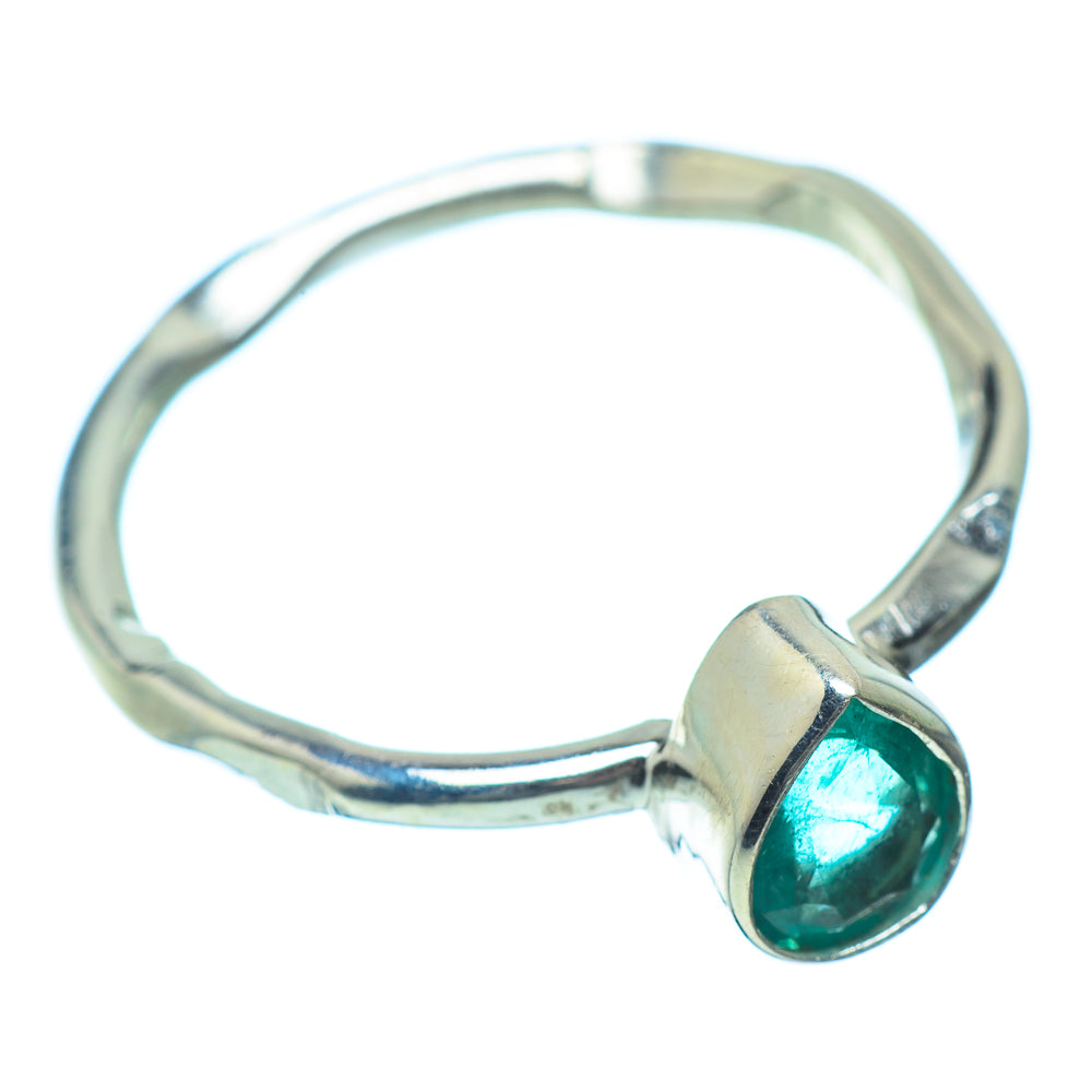 Zambian Emerald Rings handcrafted by Anasilvercos - RING35313