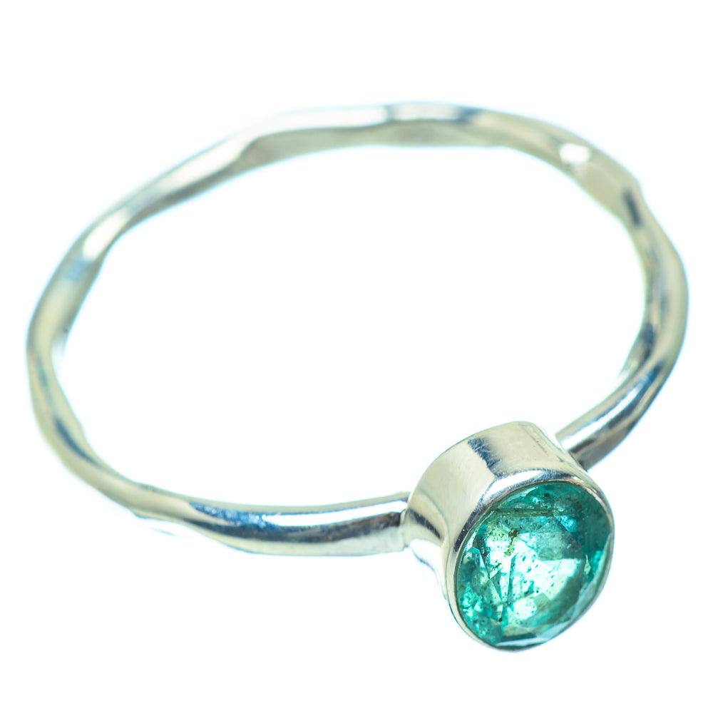 Zambian Emerald Rings handcrafted by Anasilvercos - RING35367