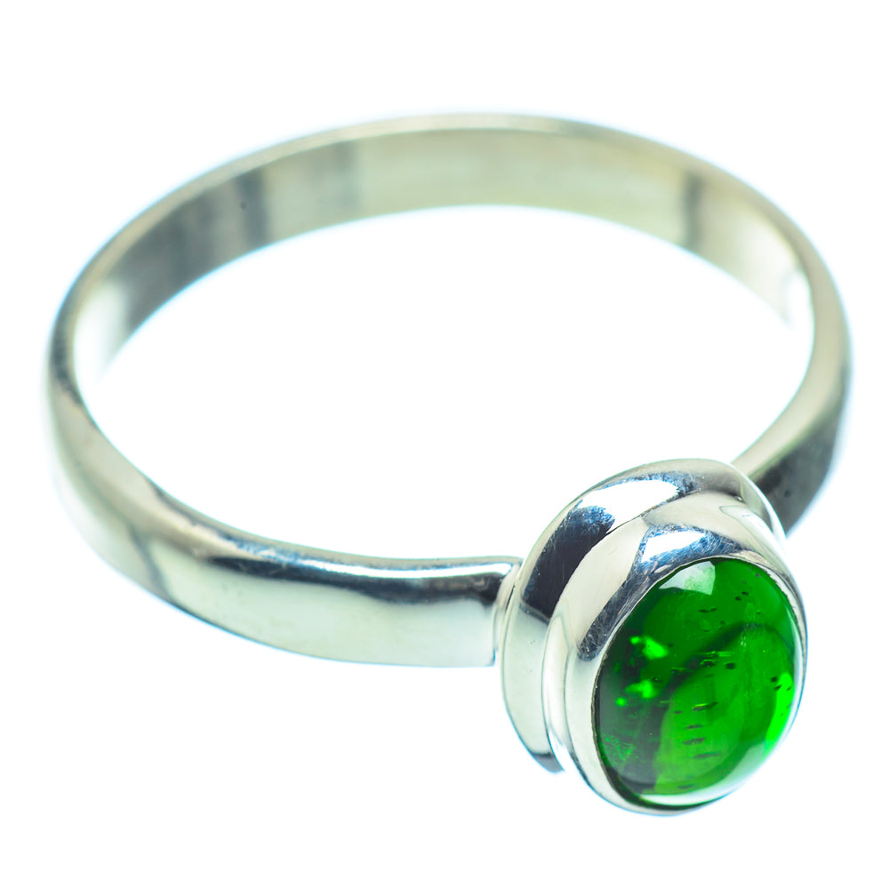 Chrome Diopside Rings handcrafted by Anasilvercos - RING35527