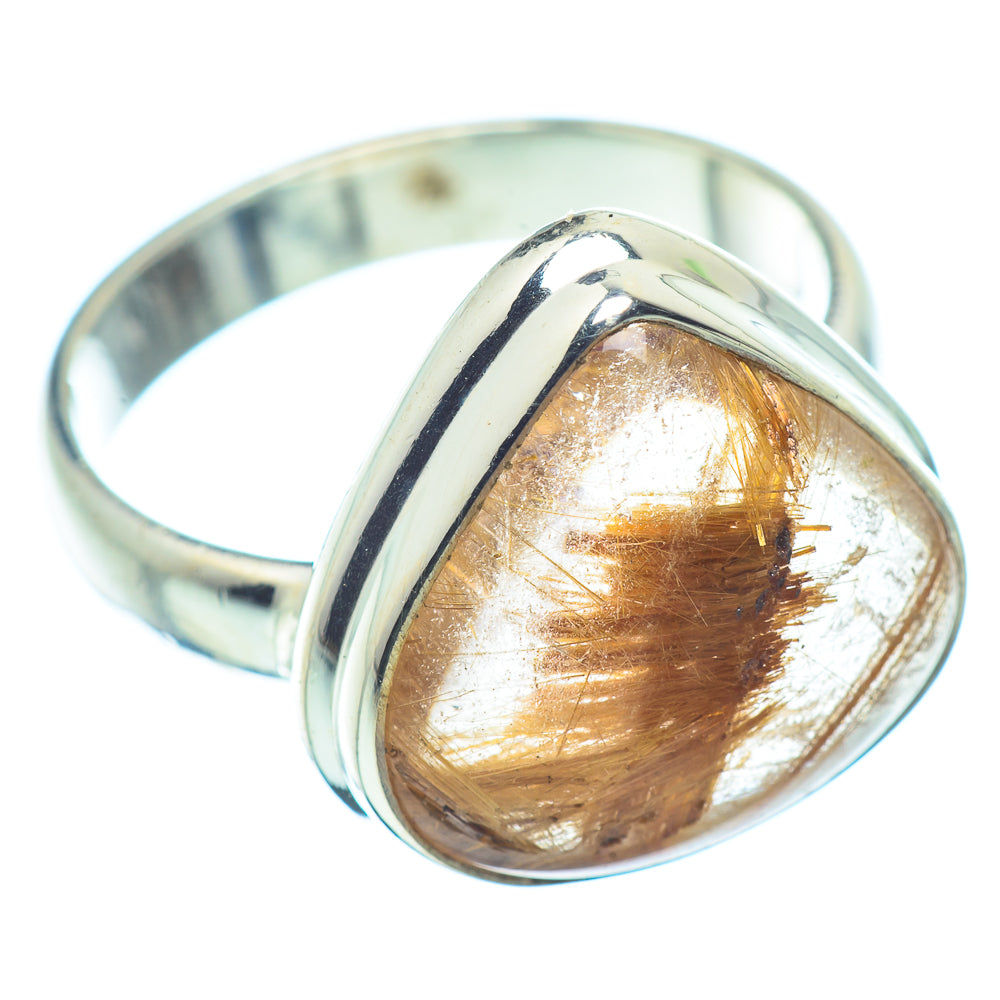 Rutilated Quartz Rings handcrafted by Anasilvercos - RING35539