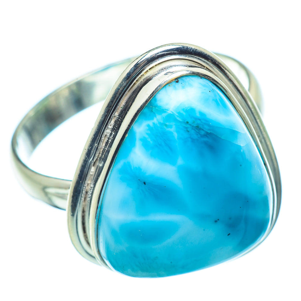Larimar Rings handcrafted by Anasilvercos - RING35596
