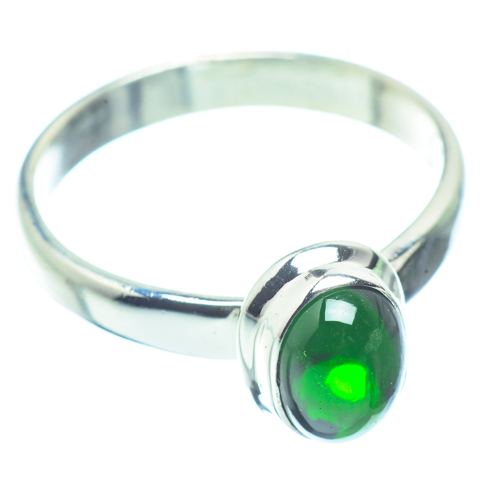 Chrome Diopside Rings handcrafted by Anasilvercos - RING35602
