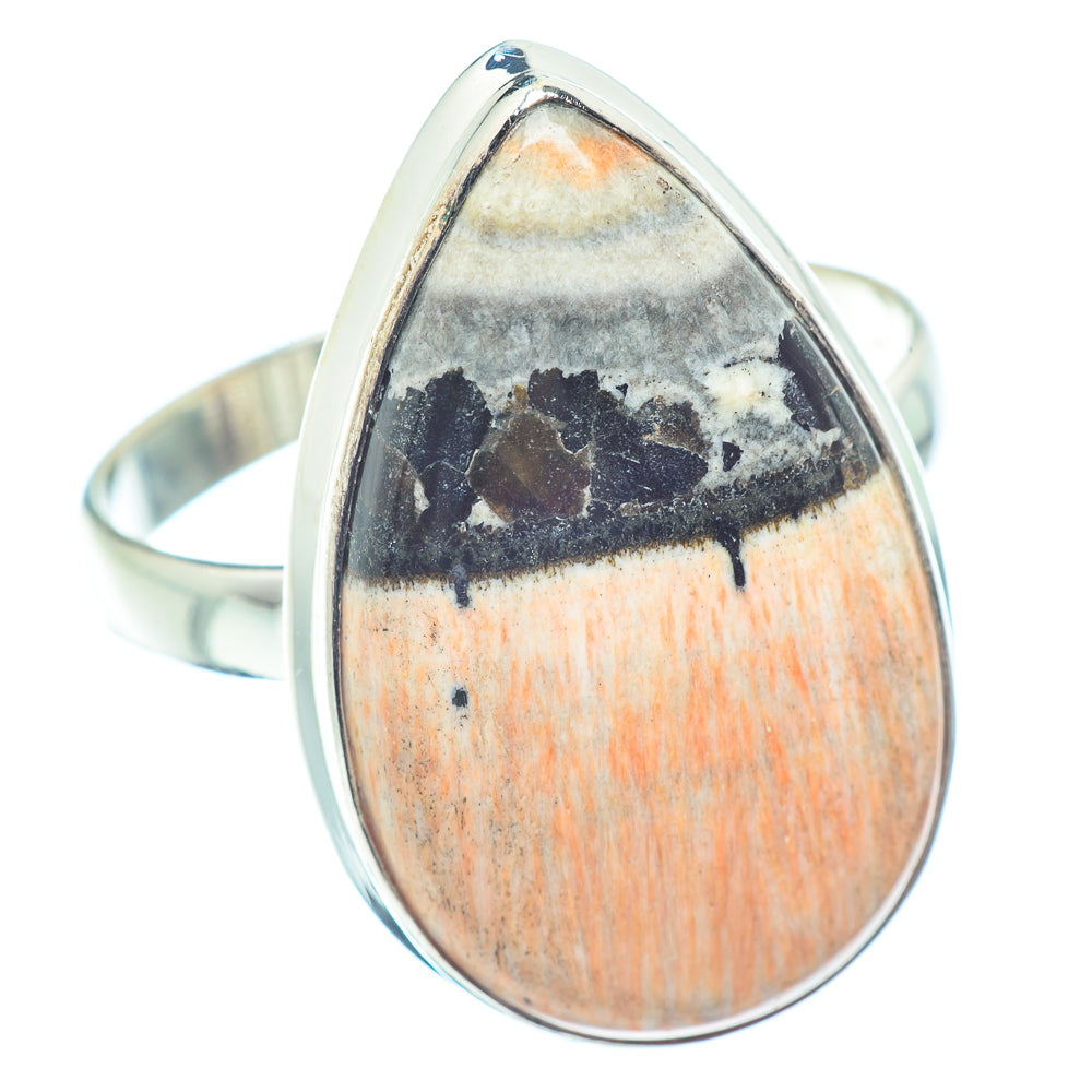 Scolecite Rings handcrafted by Anasilvercos - RING35702