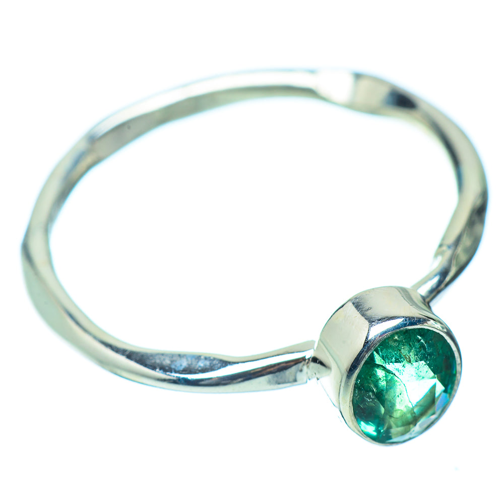 Zambian Emerald Rings handcrafted by Anasilvercos - RING35717