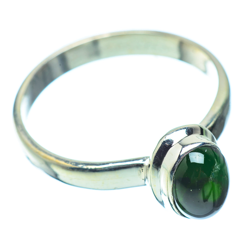 Chrome Diopside Rings handcrafted by Anasilvercos - RING35719