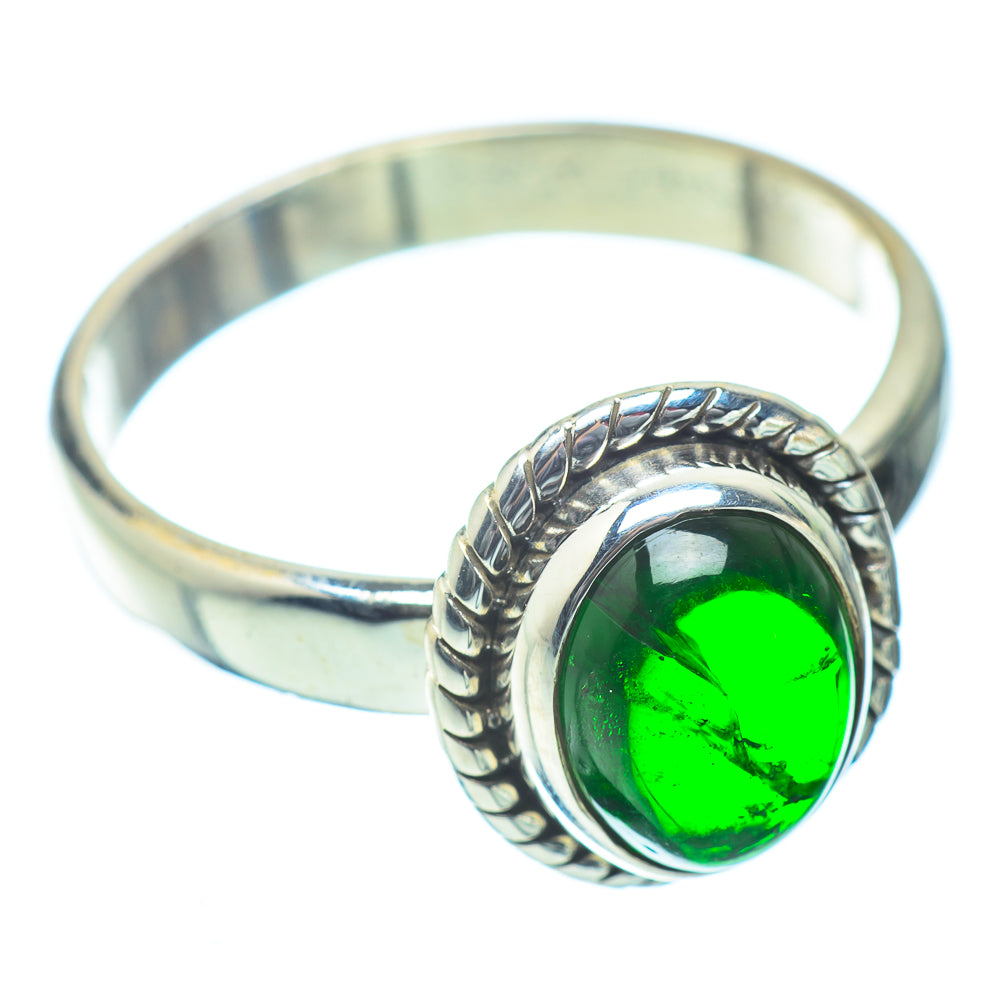 Chrome Diopside Rings handcrafted by Anasilvercos - RING35863