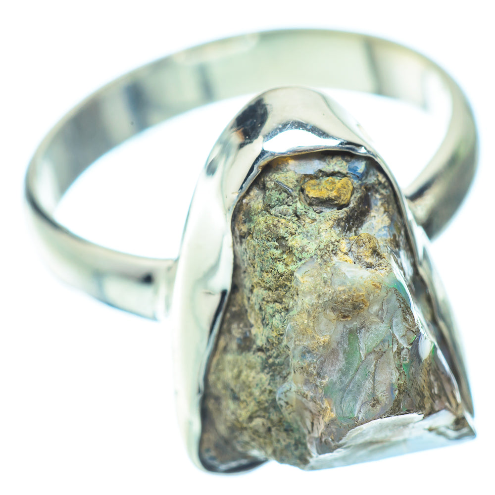 Ethiopian Opal Rings handcrafted by Anasilvercos - RING35892