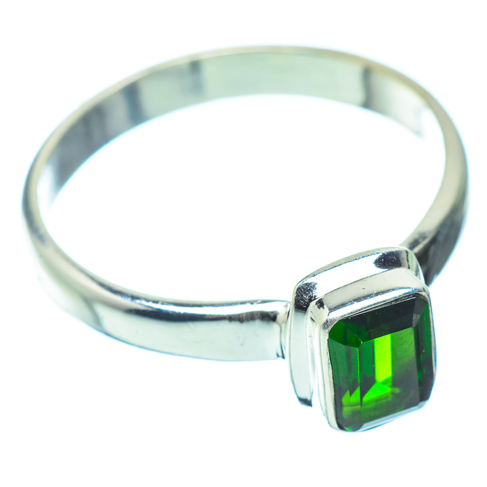 Chrome Diopside Rings handcrafted by Anasilvercos - RING35911
