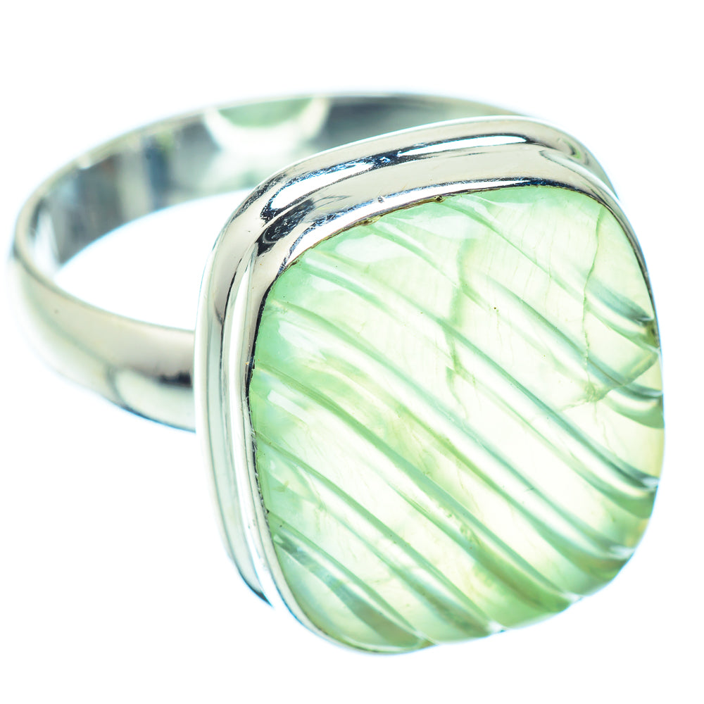 Prehnite Rings handcrafted by Anasilvercos - RING35948