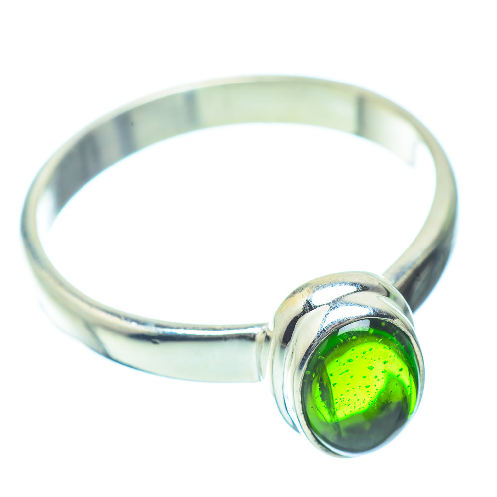 Chrome Diopside Rings handcrafted by Anasilvercos - RING35951