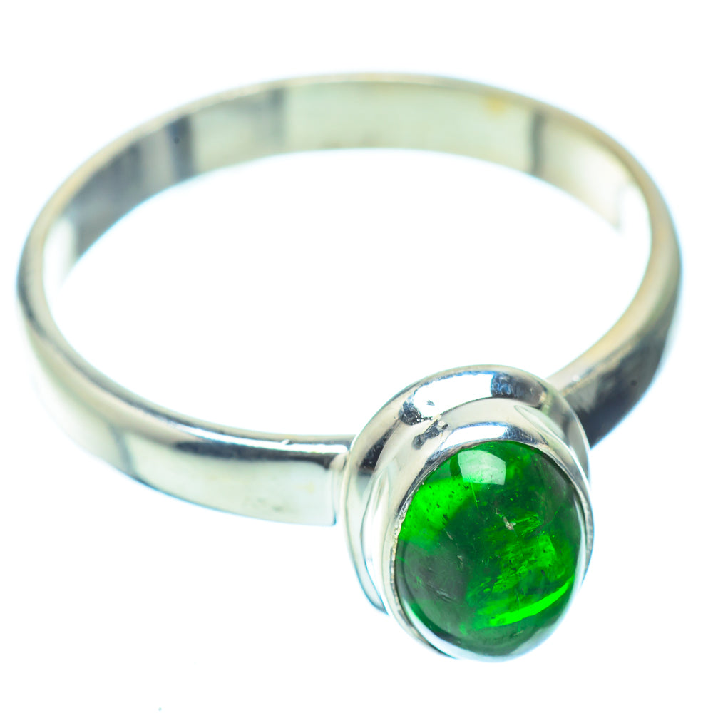 Chrome Diopside Rings handcrafted by Anasilvercos - RING35987
