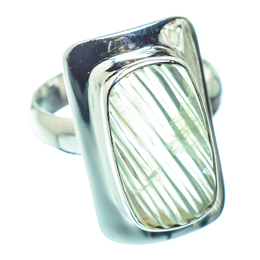 Prehnite Rings handcrafted by Anasilvercos - RING36028