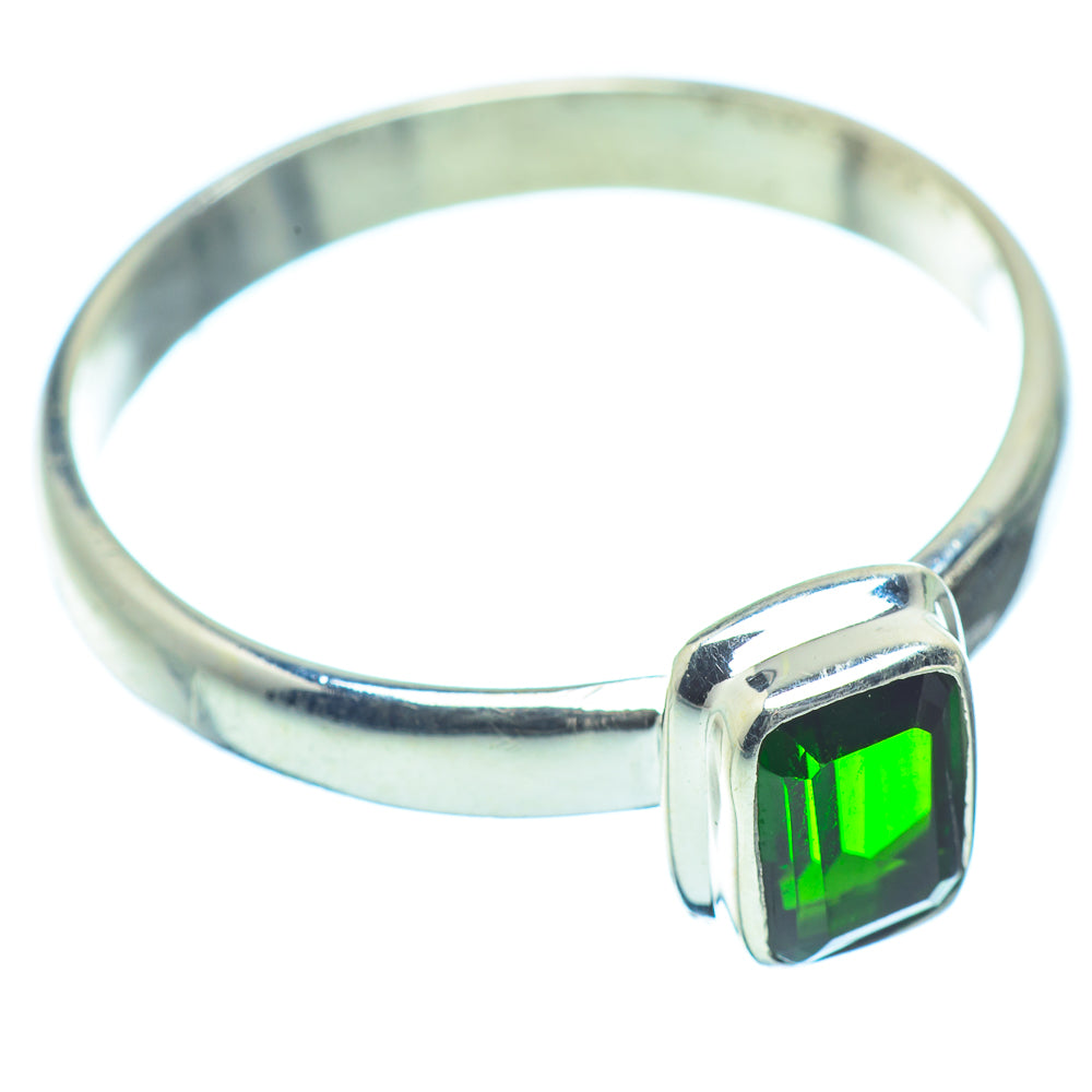 Chrome Diopside Rings handcrafted by Anasilvercos - RING36162