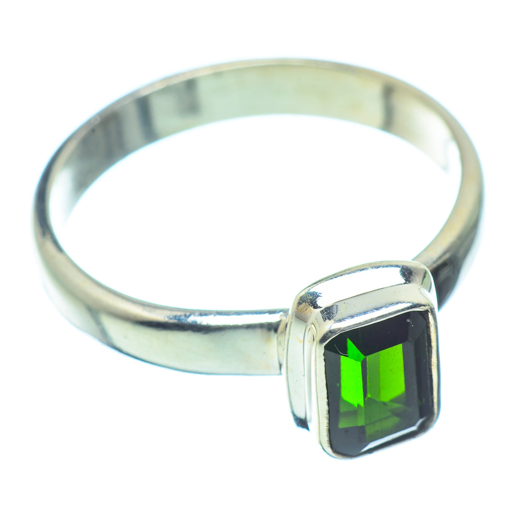 Chrome Diopside Rings handcrafted by Anasilvercos - RING36208