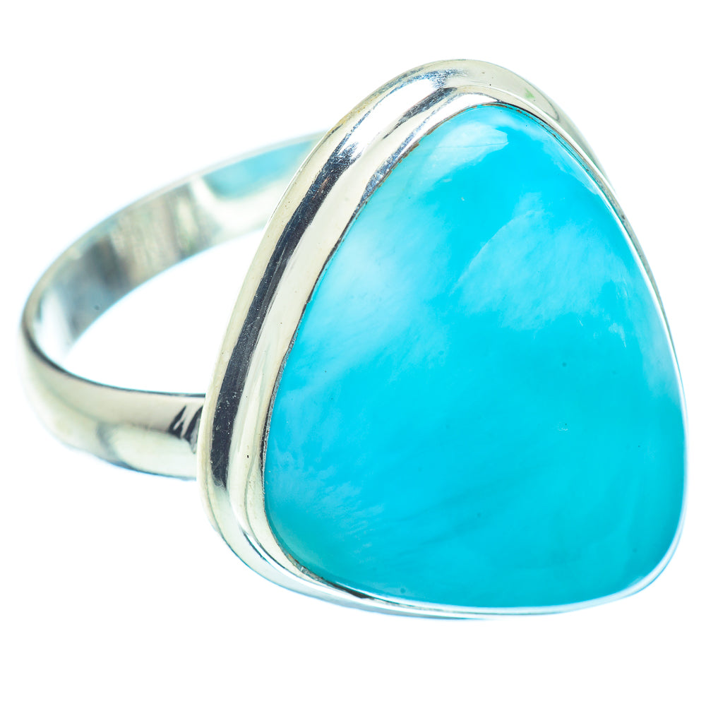 Larimar Rings handcrafted by Anasilvercos - RING36279