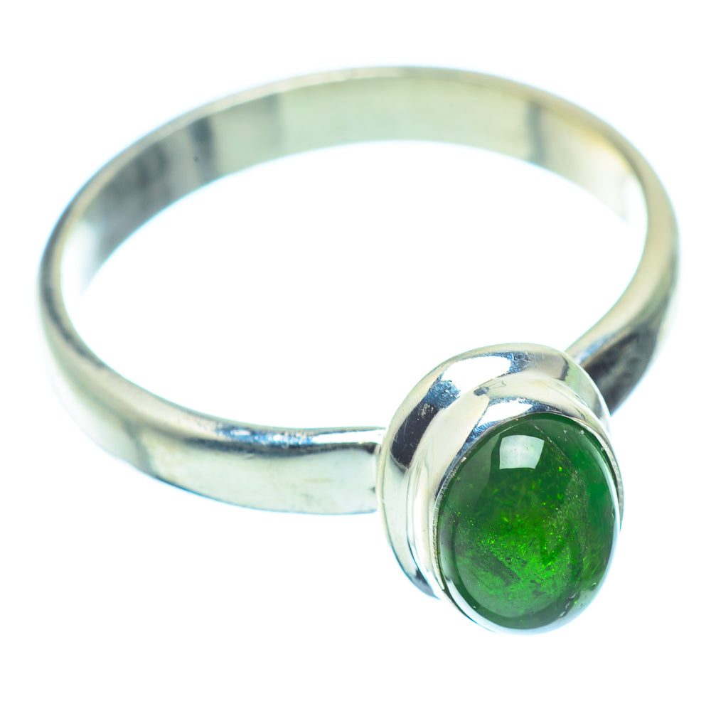 Chrome Diopside Rings handcrafted by Anasilvercos - RING36291