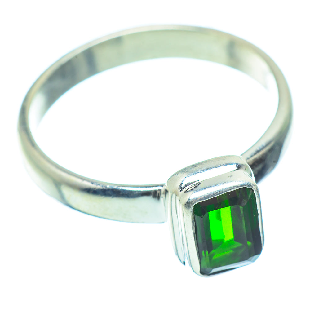 Chrome Diopside Rings handcrafted by Anasilvercos - RING36332