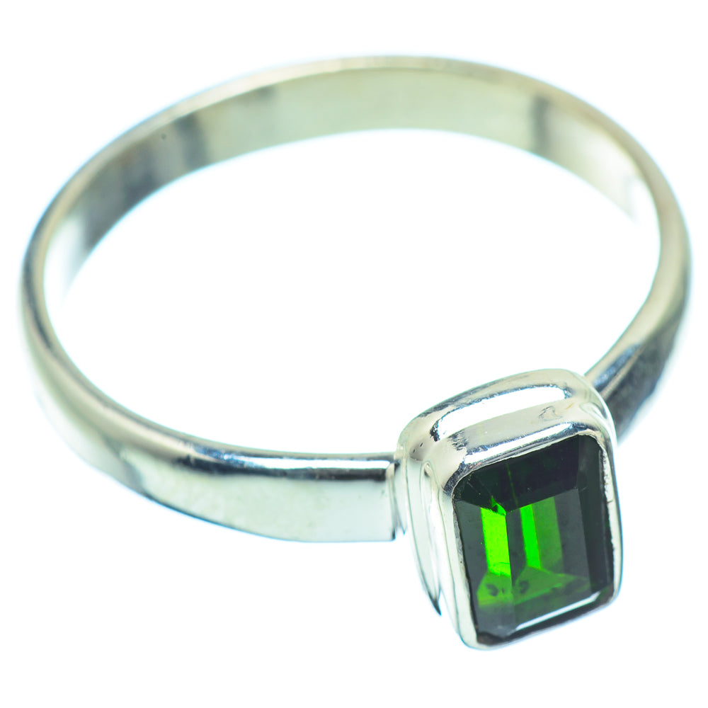 Chrome Diopside Rings handcrafted by Anasilvercos - RING36371