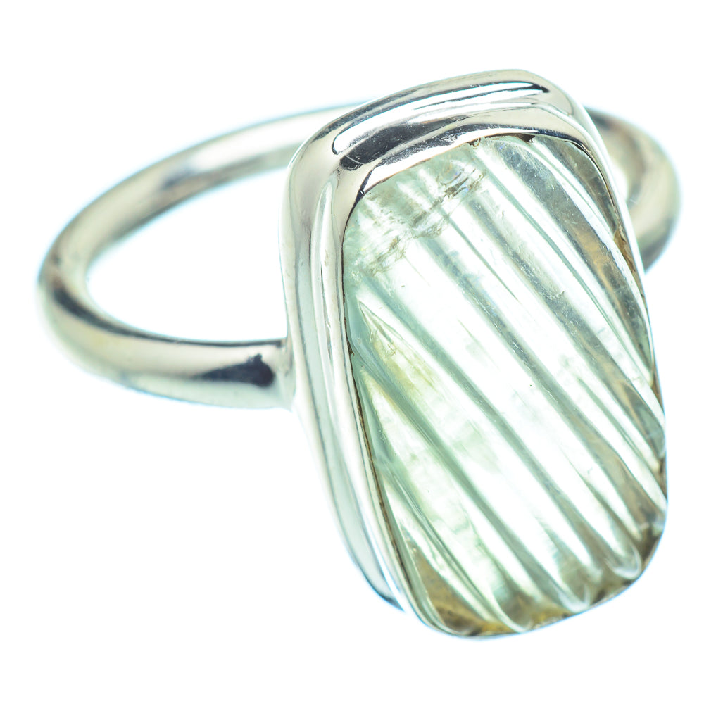 Prehnite Rings handcrafted by Anasilvercos - RING36405