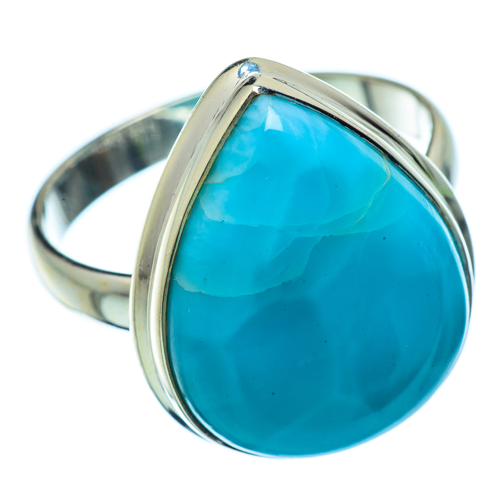 Larimar Rings handcrafted by Anasilvercos - RING36510