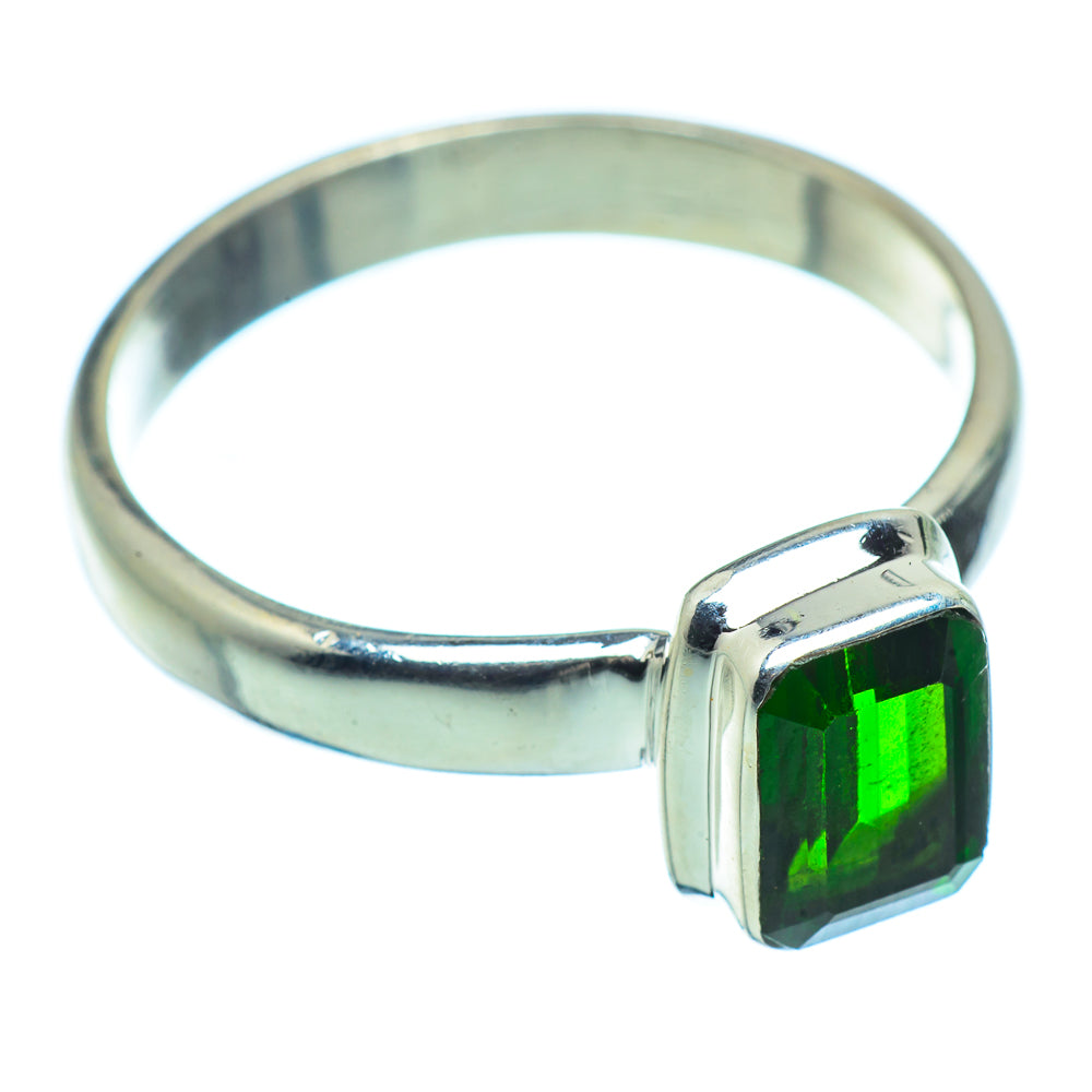Chrome Diopside Rings handcrafted by Anasilvercos - RING36676
