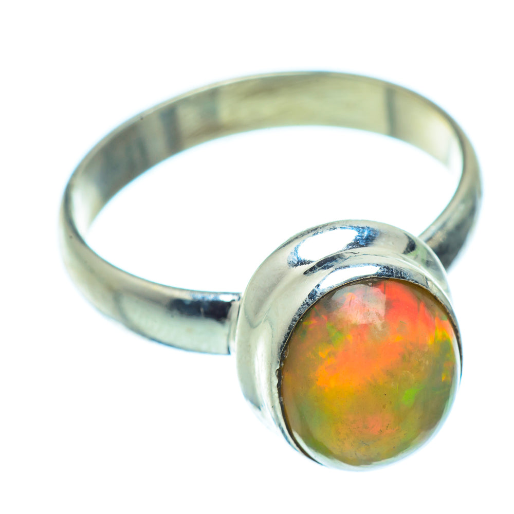 Ethiopian Opal Rings handcrafted by Anasilvercos - RING36701